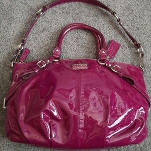 Coach patent leather Sophia satchel